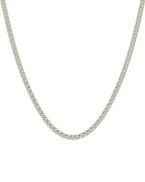 Lab Grown Diamonds 14K 7.25 Ct. Tw. Lab Grown Diamond Necklace - Metallic