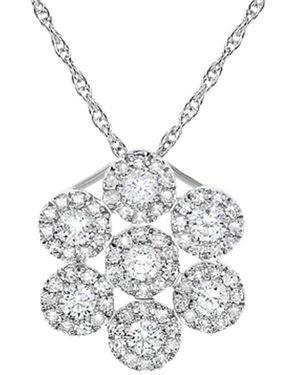 Diana M. Jewels Fine Jewelry 14k 0.50 Ct. Tw. Diamond Necklace - White