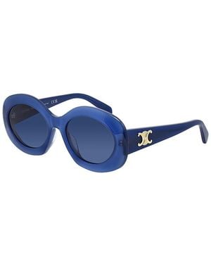 Celine Triomphe 54Mm Sunglasses - Blue
