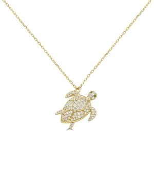 Sabrina Designs 14K 0.64 Ct. Tw. Diamond & Emerald Pendant Necklace - Metallic
