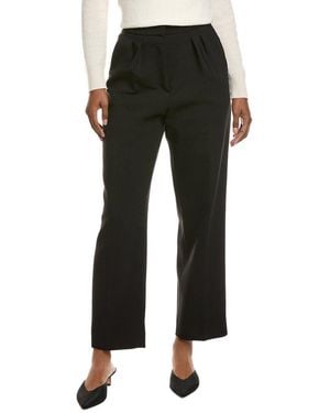 Max Mara Verbano Wool-Blend Pant - Black