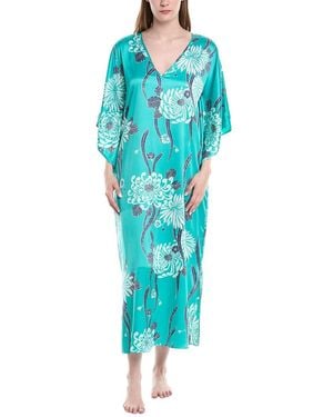 Natori Obi Kimono Night Dress - Blue