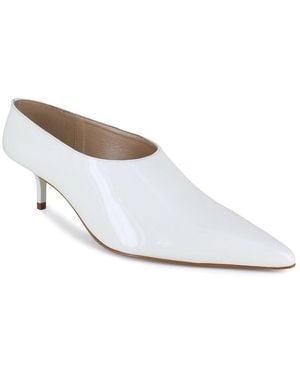 Kenneth Cole Linxie Patent Pump - White