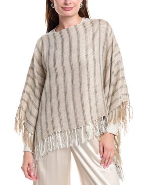 【VIP価格】BRUNELLO CUCINELLI Crocheted Poncho Brunello Cucinelli Foliage Lace Knit Poncho | Sendegaro AE