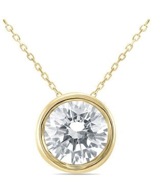 Diamond Select Cuts 14k 0.71 Ct. Tw. Diamond Necklace - Blue