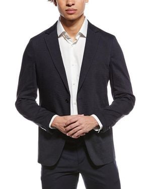 Theory Clinton Linen-blend Blazer - Black