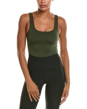 Beyond Yoga Base Tank Bodysuit - Green