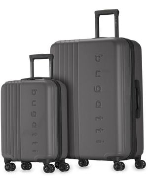 Bugatti The Classic Expandable 2pc Luggage Set - Gray