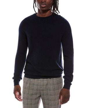 Autumn Cashmere Thermal 100% Cashmere Crewneck Jumper - Blue