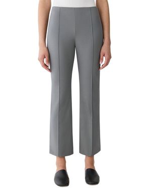Lafayette 148 New York Vesey Side Zip Flared Ankle Pant - Grey