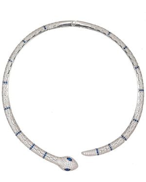 Eye Candy LA Cz Valeria Necklace - Metallic