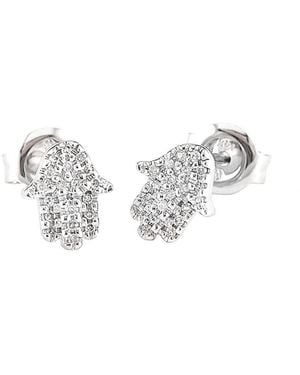Diamond Select Cuts 14k 0.12 Ct. Tw. Diamond Earrings - White