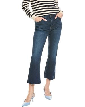 FRAME Le Crop Moonflower Mini Boot Jean - Blue