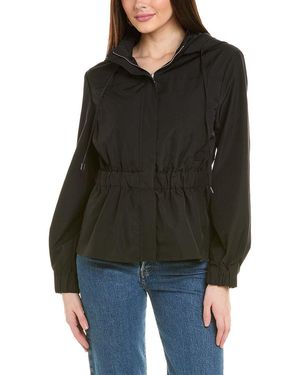 Gracia Elastic Band Hoodie - Black