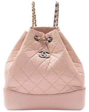 CHANEL Aged Gabrielle Small Backpack (authentic Pre-loved) - Pink