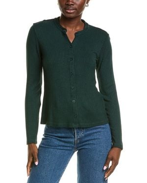 Bella Dahl Slim Fit Cardigan - Green