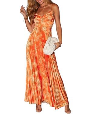 Tedora Maxi Dress - Orange