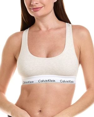 Calvin Klein Modern Unlined Bralette - White