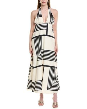 Estellina Midi Dress - White