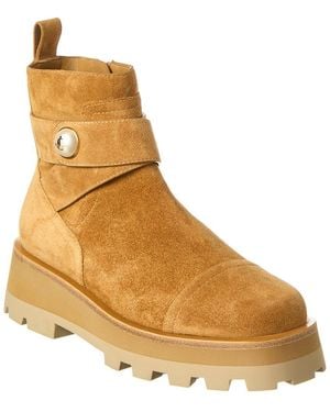 Jimmy Choo Meena Suede Boot - Natural