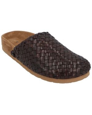 Dragon Diffusion Leather Mule - Brown
