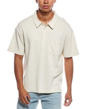 FRAME Duo Fold Polo Shirt - White