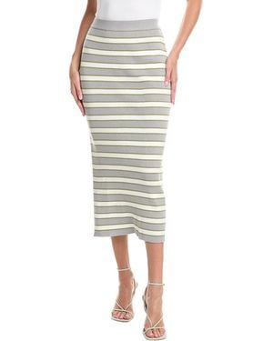 En Saison Lion Maxi Skirt - Green
