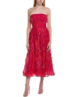Teri Jon Tea Length Dresses for Women | Lyst