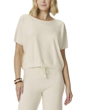 Splendid Christa Short Sleeve Sweater - Natural