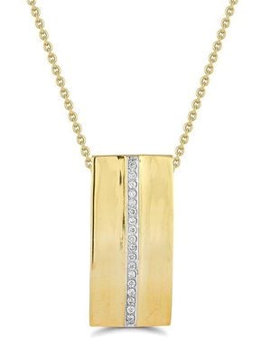 Reiss 14K 0.14 Ct. Tw. Diamond Necklace - White