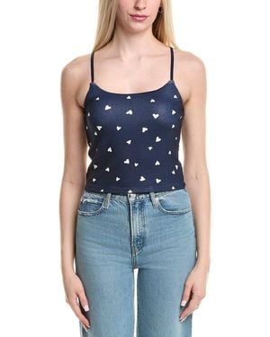 Z Supply Camille Heart Cami - Blue