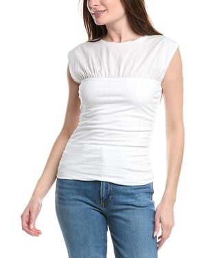 Rag & Bone Mica Banded Top - White