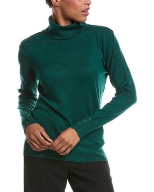 Joseph A Turtleneck Jumper - Green