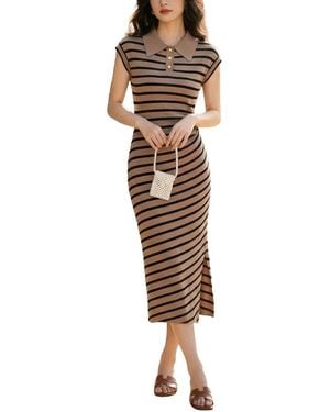 Tedora Dress - Brown