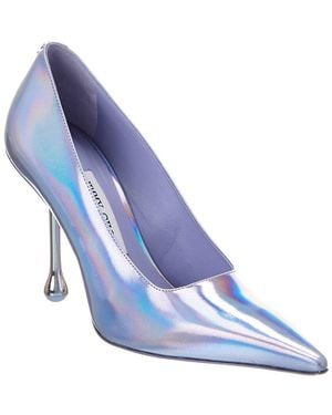 Jimmy Choo Ixia 95 Leather Pump - Blue