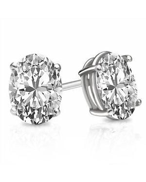 Suzy Levian CZ Jewelry Suzy Levian Silver Cz Studs - Metallic