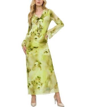 BURRYCO Long Sleeve Maxi Dress - Green