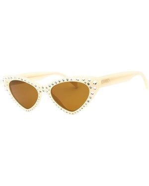 Moschino Mos006/S/Str 52Mm Sunglasses - Metallic