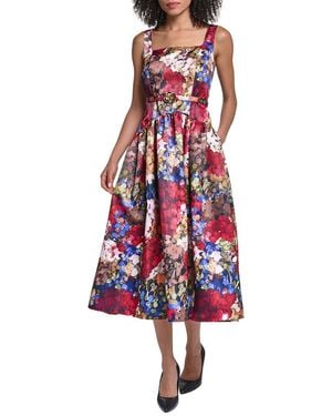 KARL LAGERFELD Printed Dress - Red