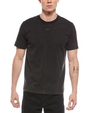 Off-White c/o Virgil Abloh Off- Super Moon Arr Slim T-Shirt - Black