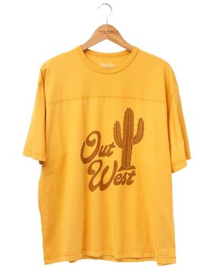Junk Food Oversized Hockey Yoke Tee - Yellow