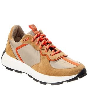 Mulberry Runner Suede Trainer - White