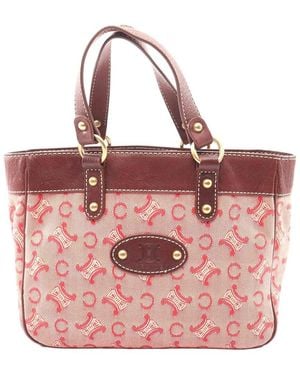 Celine C Macadam Handbag (authentic Pre-loved) - Pink