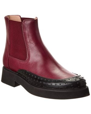 Tod's Leather Boot - Purple