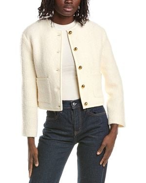 REVERIEE Joe Wool-Blend Cropped Jacket - Natural