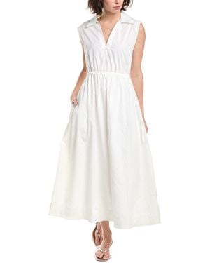 Rag & Bone Joan Poplin Maxi Dress - White