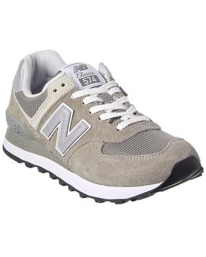 New Balance 574 Leather Sneaker - White