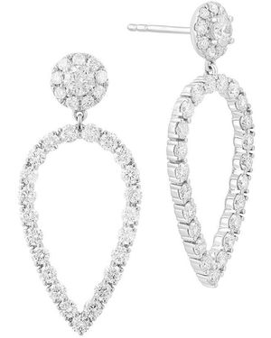 Effy Fine Jewelry 14K 2.33 Ct. Tw. Lab-Grown Diamond Earrings - White