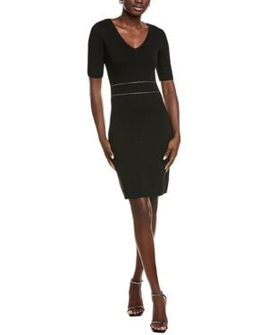 St. John Sheath Mini Dress - Black