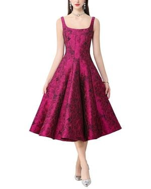 Kaimilan Midi Dress - Red